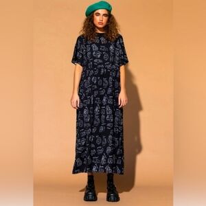 NWT - Dressed in Lala Never Too Much Oversized Dress in Zodiac Love (XL)